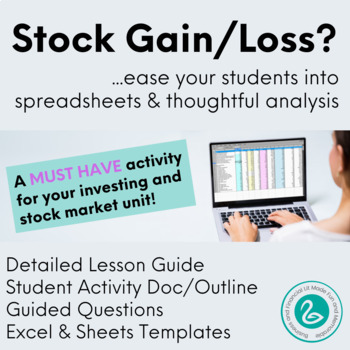 Preview of Financial Literacy | Investing | Capital Gain Loss | Stock Portfolio Activity