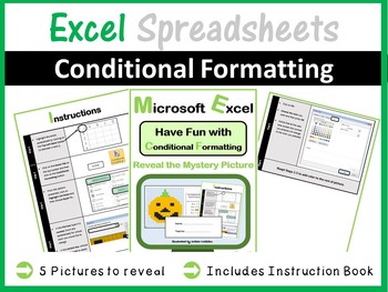 Preview of Microsoft Excel Spreadsheets - Conditional Formatting (Pixel Art)