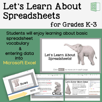 Preview of Let's Learn About Spreadsheets! (for Microsoft Excel)