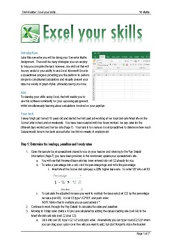 Preview of Excel your Skills