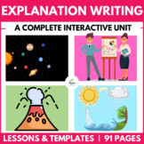 Explanation Writing Unit | Self Directed | Digital | Print