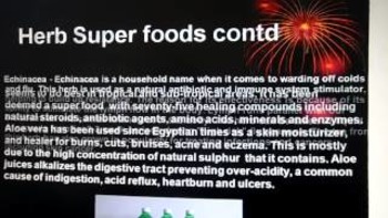 Preview of Excellent powerpoint material on superfoods