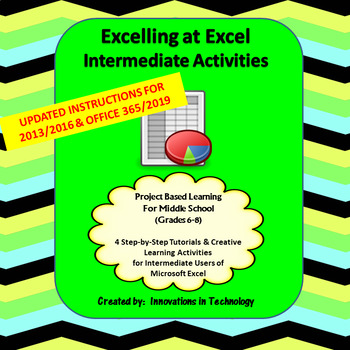 Preview of Microsoft Excel - Intermediate Tutorial & Activities | Distance Learning