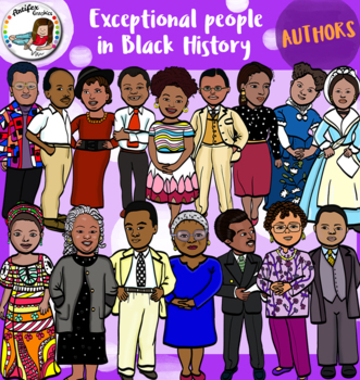 Exceptional people in Black History- Authors by Artifex | TpT