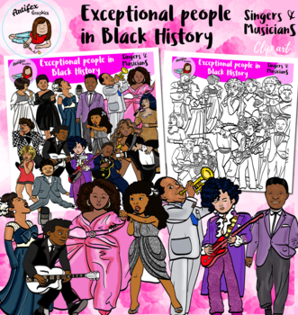 Preview of Exceptional people in Black History- singers and musicians