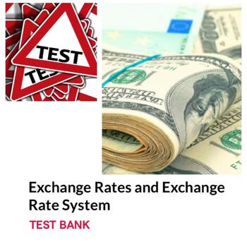 Preview of Exchange Rates and Exchange Rate Systems Test Bank