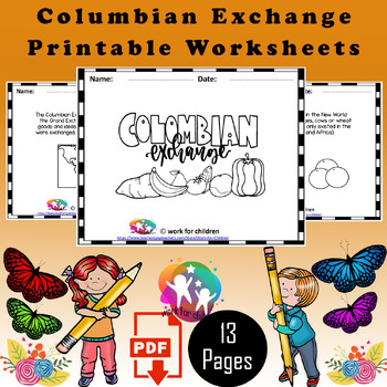Preview of Exchange Reading Comprehension Worksheets