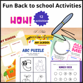 Exciting Back-to-School PDF for Kids! 12 Fun Activities Aw