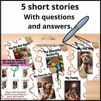 Preview of Exciting Reading Adventure for Kids: Comprehension Questions, and Answer Key!