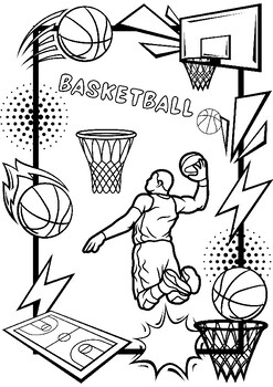 Sports Coloring Pages for Kids: Promoting Physical Education & Fun