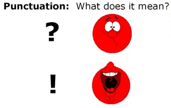 Preview of Exclamation Point and Question Mark Handwriting Flipchart for Promethean Board