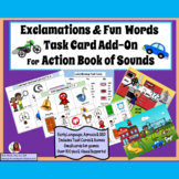 Exclamations & Fun Sounds Task Cards Add-On for Action Boo