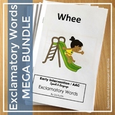 Early Intervention Speech Therapy Exclamatory Books Bundle