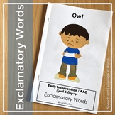 Early Intervention Speech Therapy Exclamatory Books | Ow (FREE)