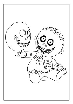 Exclusive Nightmare Before Christmas Coloring Pages Collection for