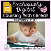 Exclusively Digital-Google Slides Counting With Cereal | D