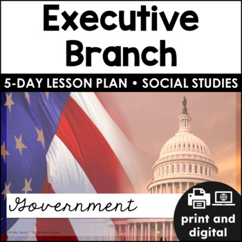 Preview of Executive Branch | Government | Social Studies for Google Classroom™