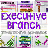 Executive Branch Interactive Notebook Graphic Organizers U