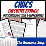Executive Branch Packet for U.S. History, Civics and Gover