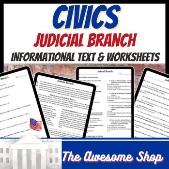Preview of Judicial Branch Packet for U.S. History, Civics and Government *Print and Go*