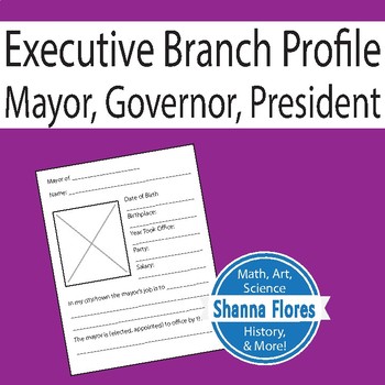 Preview of Executive Branch Profile - Mayor, Governor, President