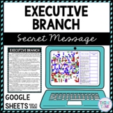 Executive Branch Secret Message Activity for Google Sheets™