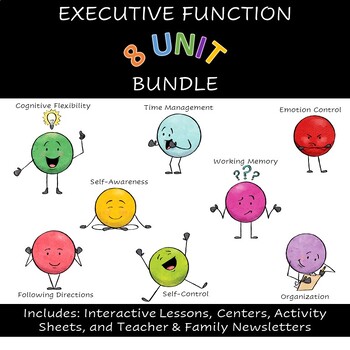 Preview of Executive Function 8 Unit Bundle