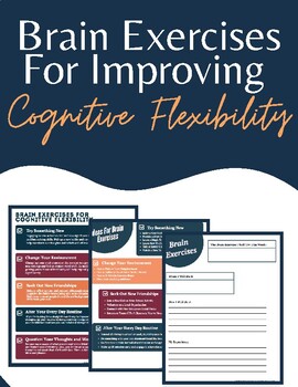 Preview of Executive Function Activity: Brain Exercises For Cognitive 