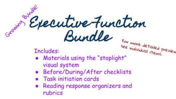 Preview of Executive Function Bundle