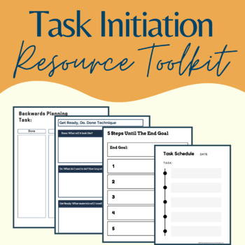 Preview of Executive Function Resources: Task Initiation Resource Toolkit