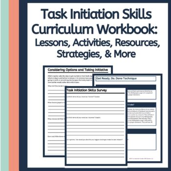 Preview of Executive Function Skills Workbook: Task Initiation Skills