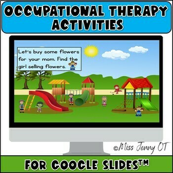 Preview of Executive Functioning Activities for OT for Google slides™