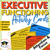 Executive Functioning Activity Cards- Attention and Focus