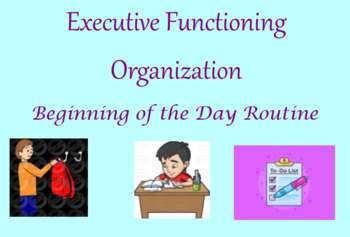 Preview of Executive Functioning-Beginning of the Day Routine SMART Notebook Discussion