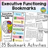 Executive Functioning Coloring Bookmarks - 35 EF and Study
