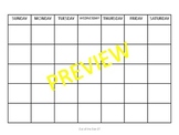 Executive Functioning - Calendar - Middle School Occupatio