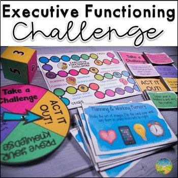Preview of Executive Functioning Skills Board Game - Organization, Self-Control, Attention
