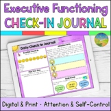 Executive Functioning Check-In Journal for Attention and S