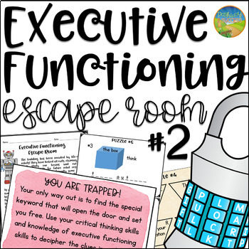 Preview of Executive Functioning Escape Room 2