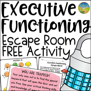 Preview of Executive Functioning Escape Room Activity
