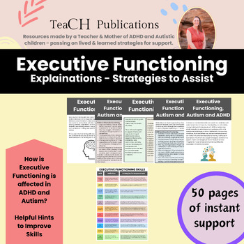 Preview of Executive Functioning Explained and Strategies to Improve Executive Function Ski