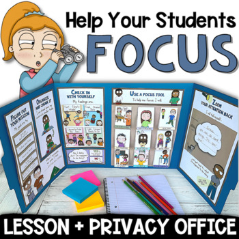 Preview of Executive Functioning & Focus Lesson + Privacy Office Classroom Management Tool
