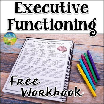 Preview of Executive Functioning Skills Workbook - Free Worksheets & Activities