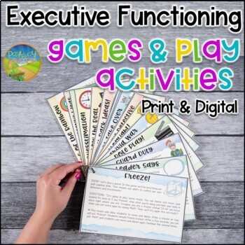 Preview of Executive Functioning Skills Games & Play Activities - Self-Regulation Breaks
