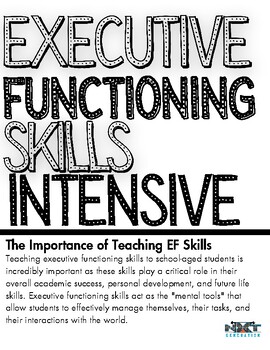 Preview of Executive Functioning Intensive, Unit 1.1