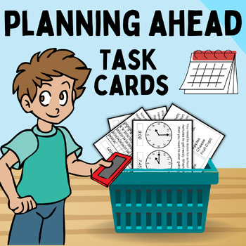 Preview of Executive Functioning Skill Cards: Planning, Thinking Ahead & Calendar Skills