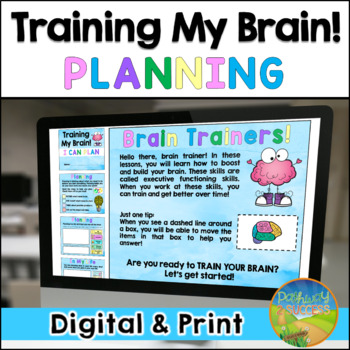 Preview of Executive Functioning Skills Activities for Planning & Thinking Ahead