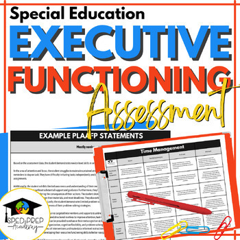 Preview of Executive Functioning Skills Assessment Rubrics
