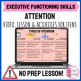 Executive Functioning Skills Attention Lesson & Activities