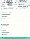 Executive Functioning Skills Checklist